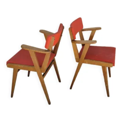 paire de fauteuils bridge - 1950