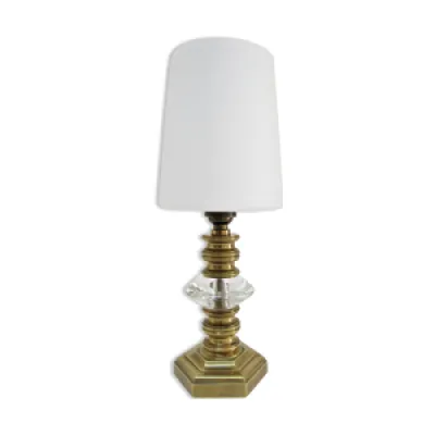 Lampe bronze doré cristal - classique style
