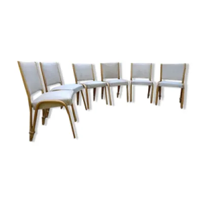 Ensemble de 6 chaises - bow wood