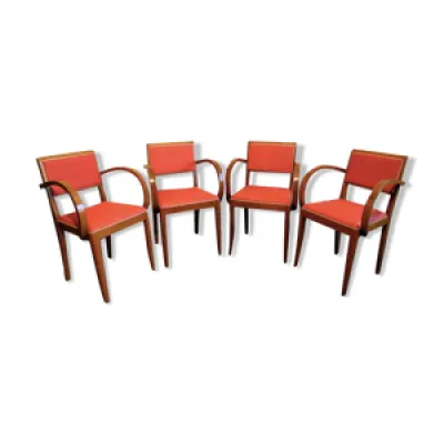 Lot de quatre fauteuils