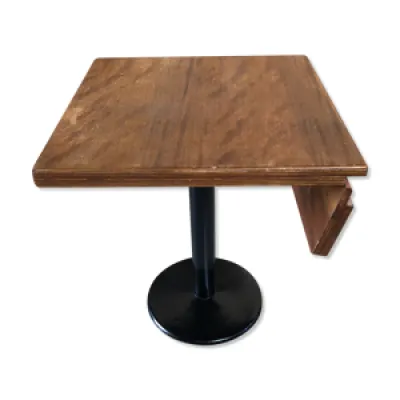 Ancienne table de bistrot - noir pied