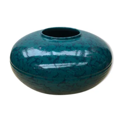 Ancien vase st clément - bleu vert