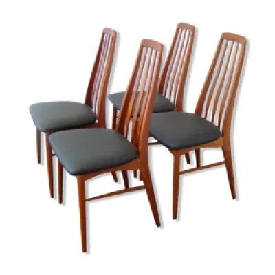 Suite de 4 chaises en - niels koefoed