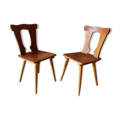 Paire de chaises bistrot - style