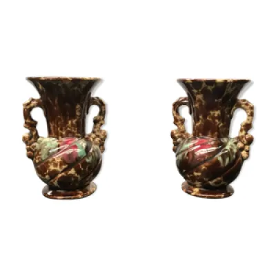 Paire de vases ancien - anses