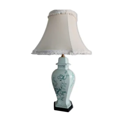 Lampe d'inspiration chinoise - porcelaine limoges