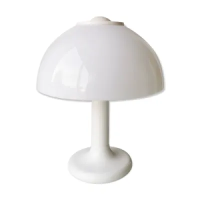 Lampe de table blanche - champignon 1970