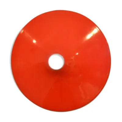 Applique design en métal - rouge 1970