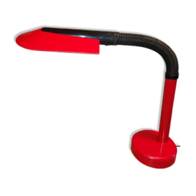Lampe rouge annees 70's - design scandinave