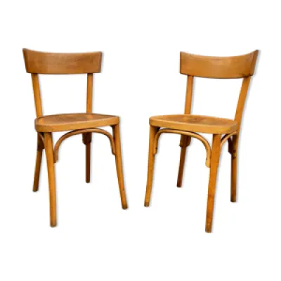 Paire de chaises bistrot - bentwood