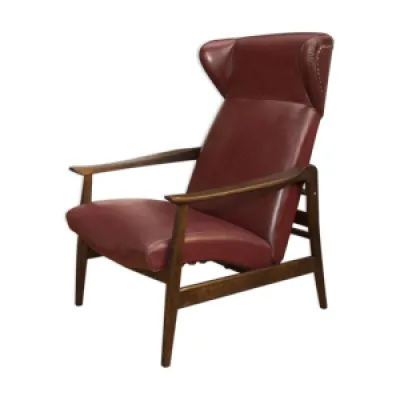 Wingback Chair adjustable - leather
