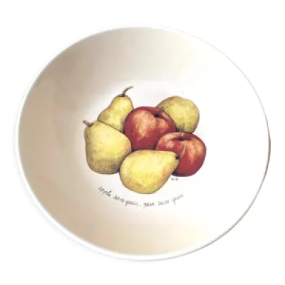 Saladier en céramique - pommes