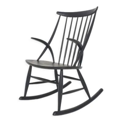 Rocking-chair en bois - 1958