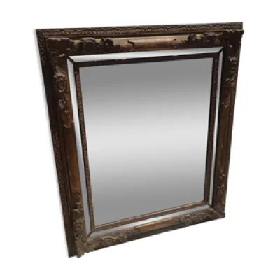 Miroir à parecloses - style bois