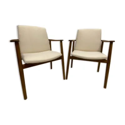 paire de fauteuils Borge - 1960 danemark