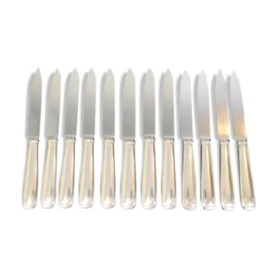 Set de 12 couteaux a - dessert metal