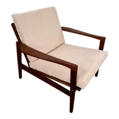 Ancien fauteuil design - teck scandinave