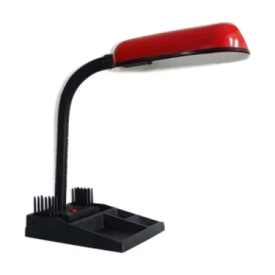 Lampe de bureau flexible - noir rouge