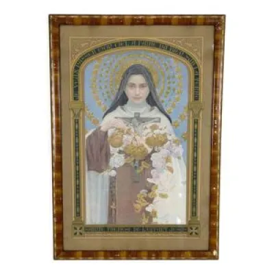 Lithographie Sainte Thérèse