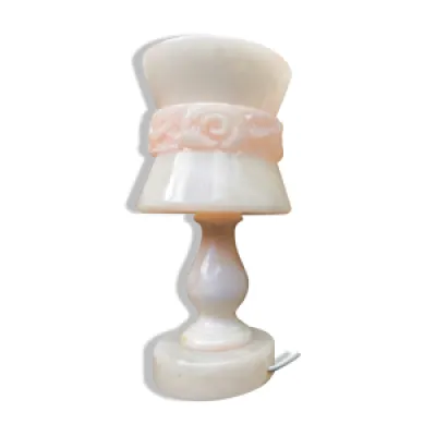 Lampe de chevet en albâtre - onyx