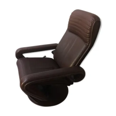 Chaise longue inclinable - cuir style