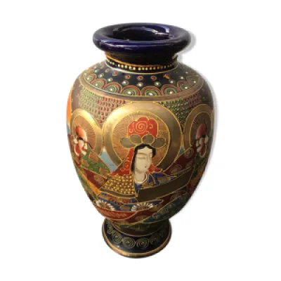 Vase chinois satsuma - multicolore