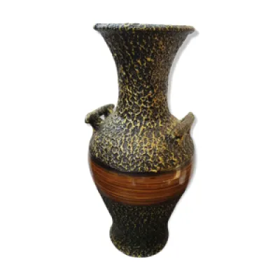 Vase grand modèle céramique - bois imitation