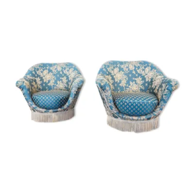 Pair of munari armchairs - 1950s