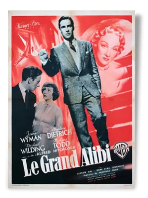 Affiche cinéma ancienne - 1950