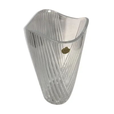 Vase verre cristal d'Arques - made france