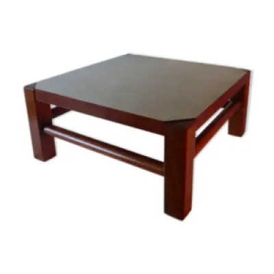 Table basse plateau réversible - bois acier