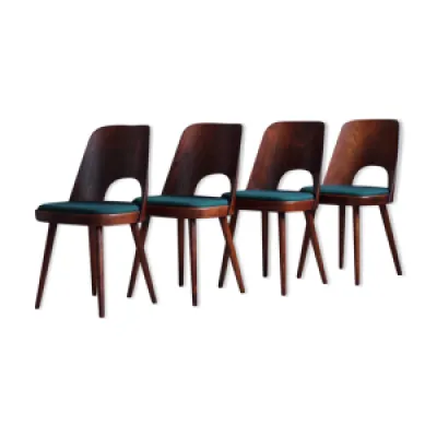 Ensemble de 4 chaises - tissu kvadrat
