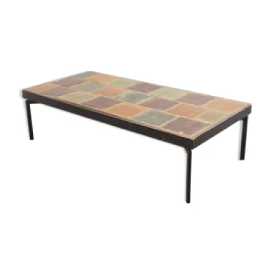 Table basse rectangulaire - tuiles