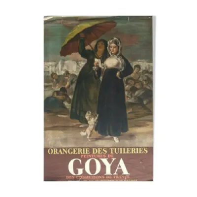 Affiche ancienne goya - collection