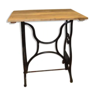 Ancienne table console - industrielle