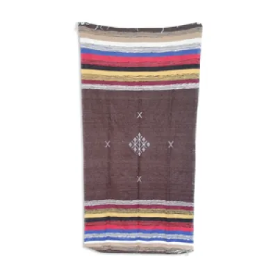tapis berbère marocain - marron