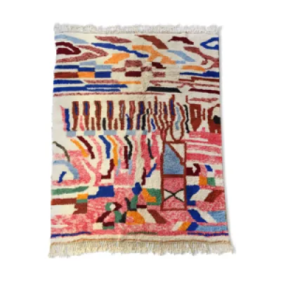 Tapis berbère marocain - beni ouarain motifs