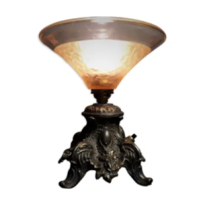 lampe en régule doré - 1930