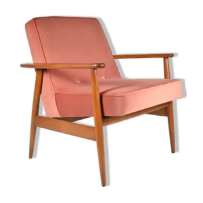 fauteuil en velours rose - pologne