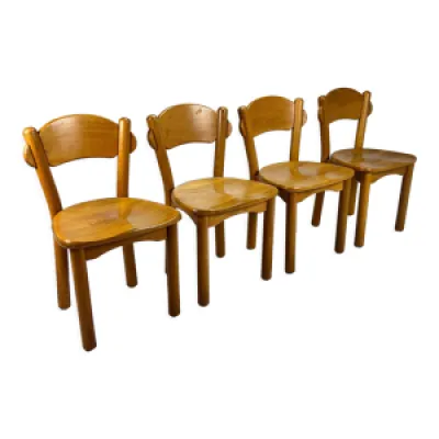 Ensemble de 4 chaises - manger 1960