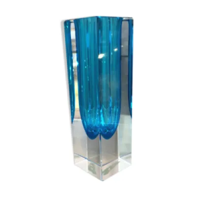 Vase soliflore en verre - turquoise
