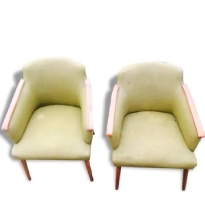 Paire d'authentiques - design fauteuils