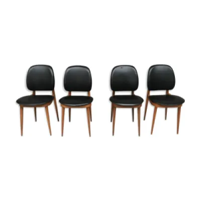 Série de 4 chaises modèle Pégase