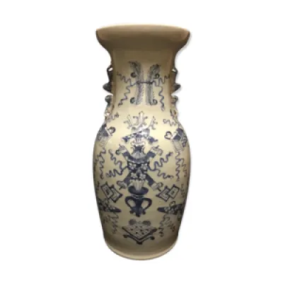 Vase en porcelaine bleu - china