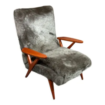 fauteuil scandinave vintage - tissus