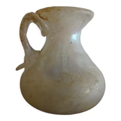 Vase a anse miniature - 1950 verre