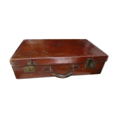 Ancienne valise de voyage - couronne