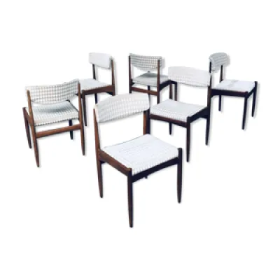 Ensemble chaises - design 1960