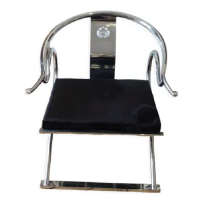 Chaise chrome design - contemporain
