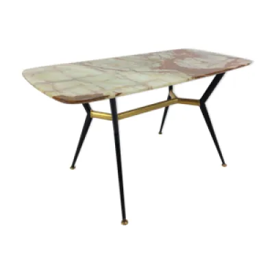 Italian Midcentury Coffee - marble top and